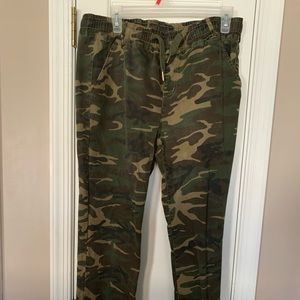 Camouflage Khaki Joggers